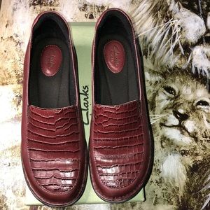 Clark Artisan Men’s Red Lea Cuir Rouge Loafer